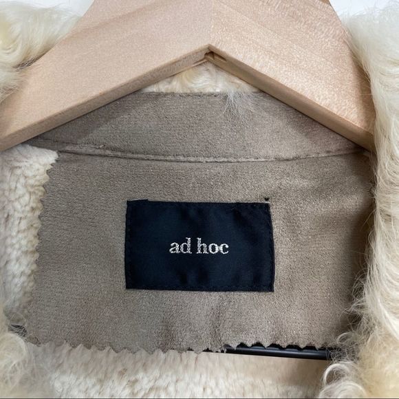 Ad Hoc 100% Wool Fleece Moto Jacket Sz XS - Picture 7 of 16